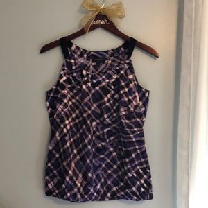 The Limited Purple & Black Tank!